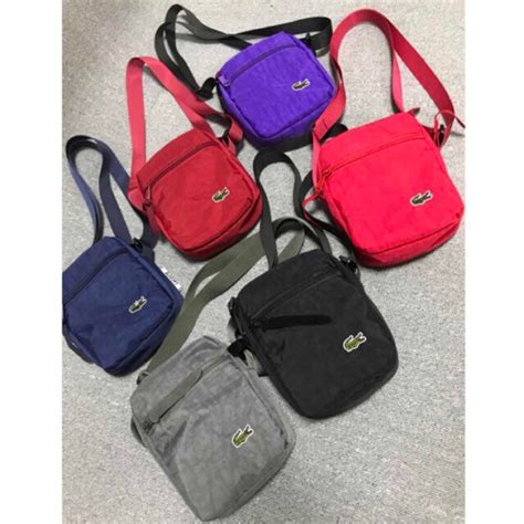 lacoste sling bag original vs fake|lacoste sling bag price.